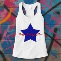 America Star 4th Of July Celebration Women's Tank Top thumb 3