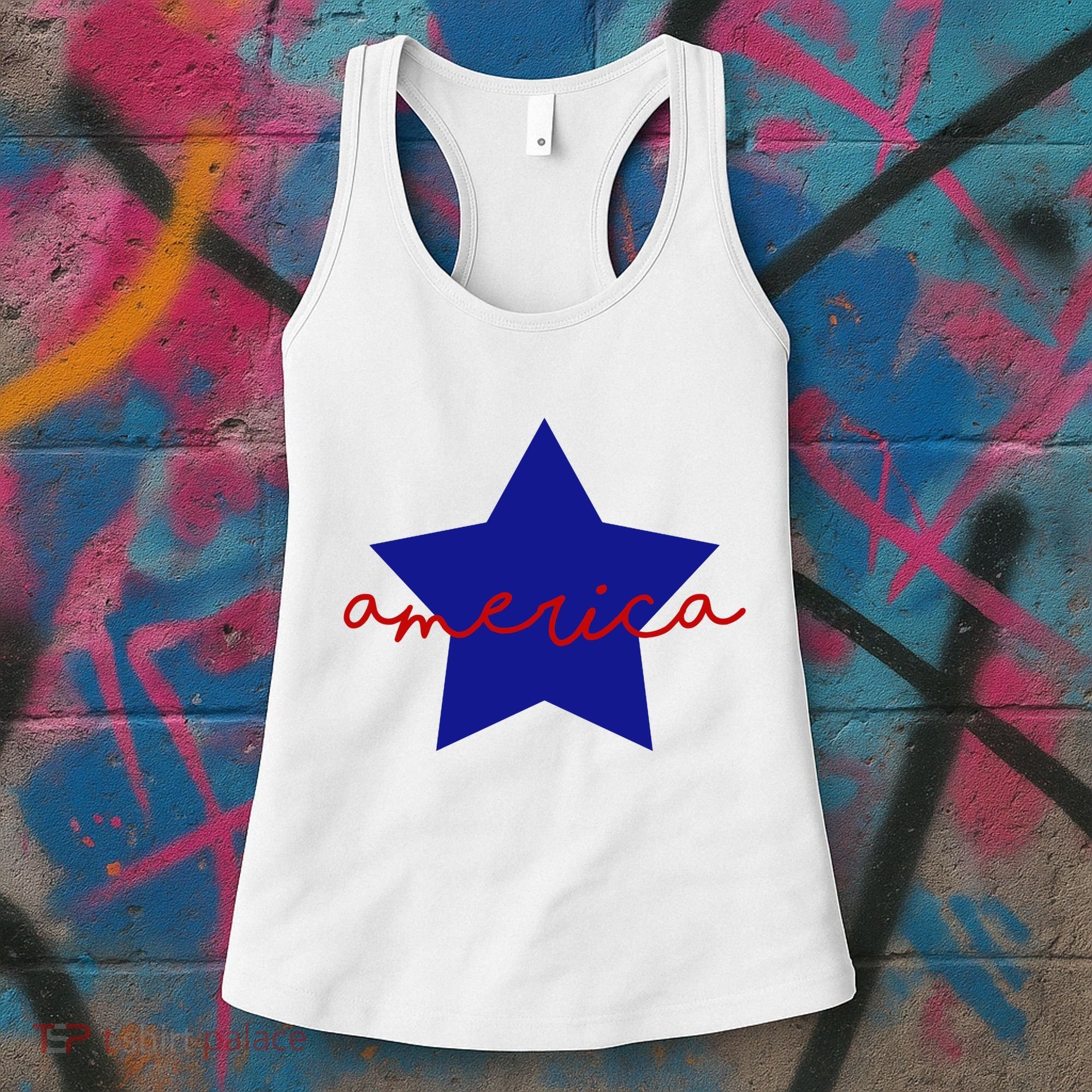 America Star 4th Of July Celebration Women's Tank Top