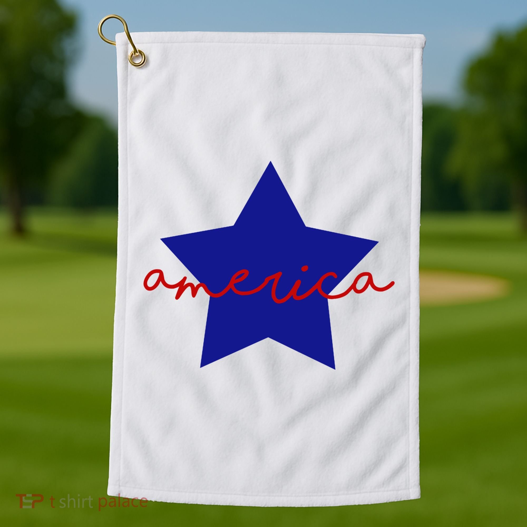 America Star 4th Of July Celebration Golf Towel