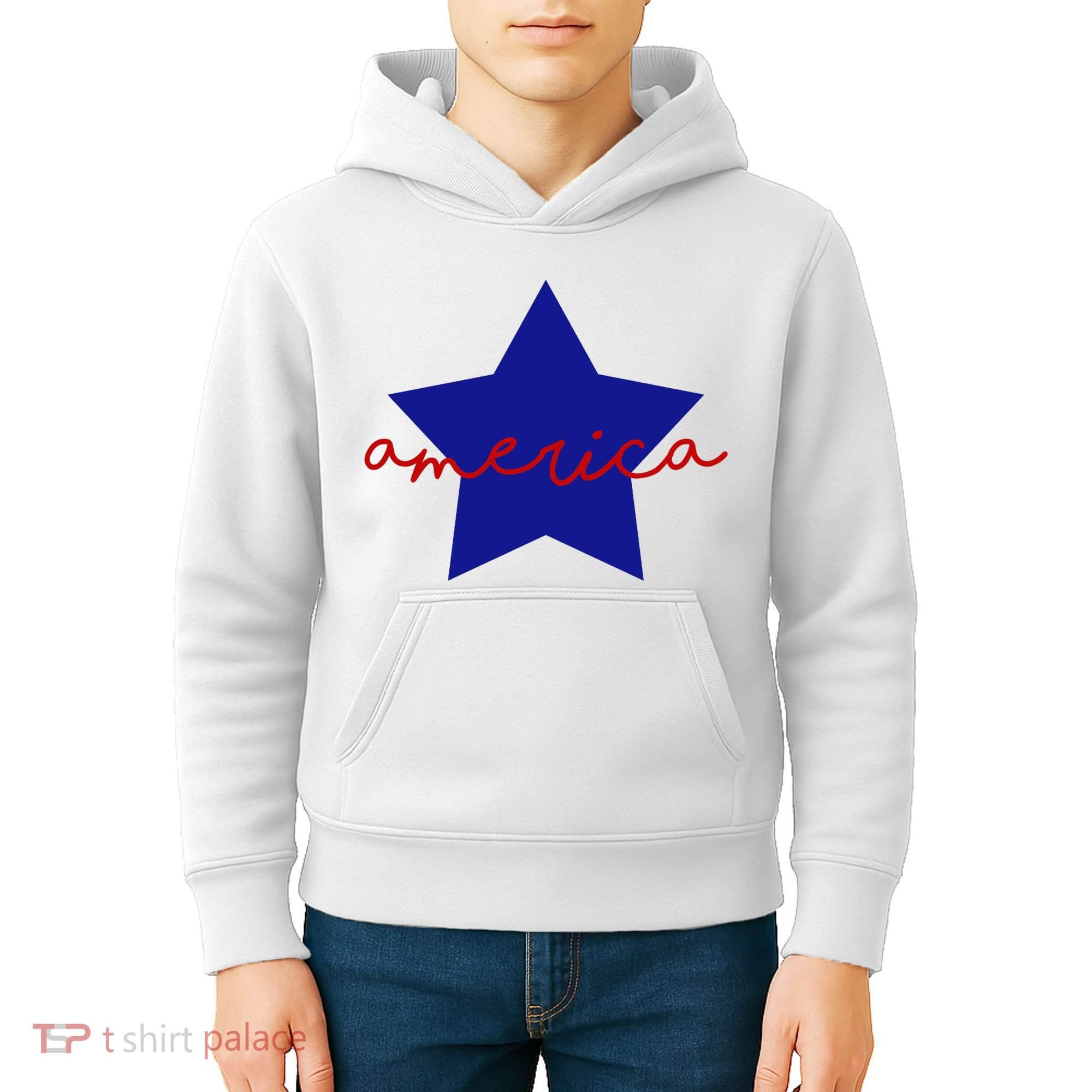 America Star 4th Of July Celebration Kids Hoodie
