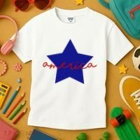 America Star 4th Of July Celebration Kids T-Shirt thumb 3