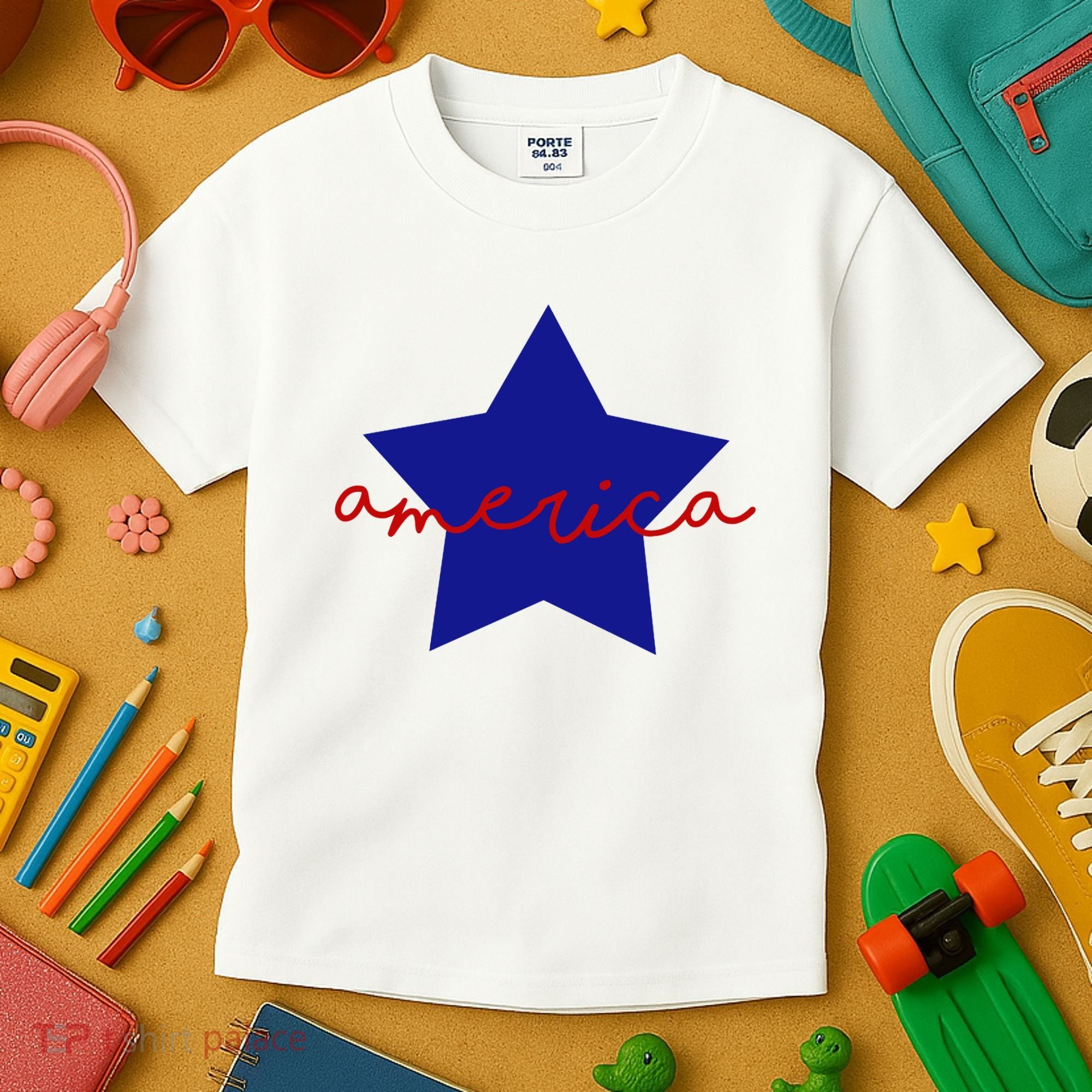 America Star 4th Of July Celebration Kids T-Shirt