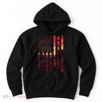 Arizona Sunset American Flag Flagstaff Tucson State Resident Hoodie thumb 0