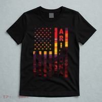 Arizona Sunset American Flag Flagstaff Tucson State Resident T-Shirt thumb 5