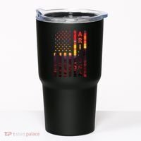 Arizona Sunset American Flag Flagstaff Tucson State Resident Tumbler thumb 0