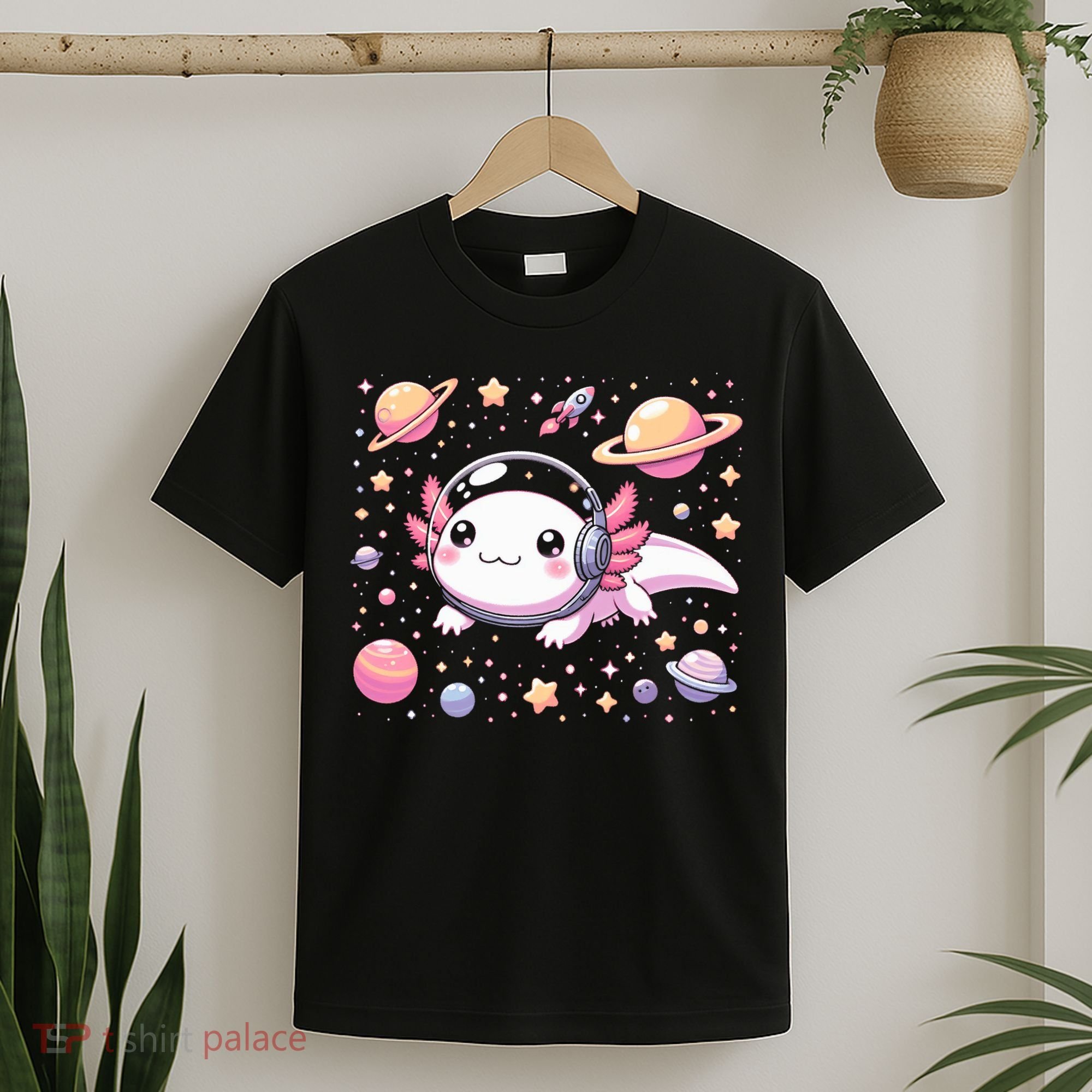 Astrolotl Space Axolotl - Kawaii Japanese Anime Axolotl T-Shirt