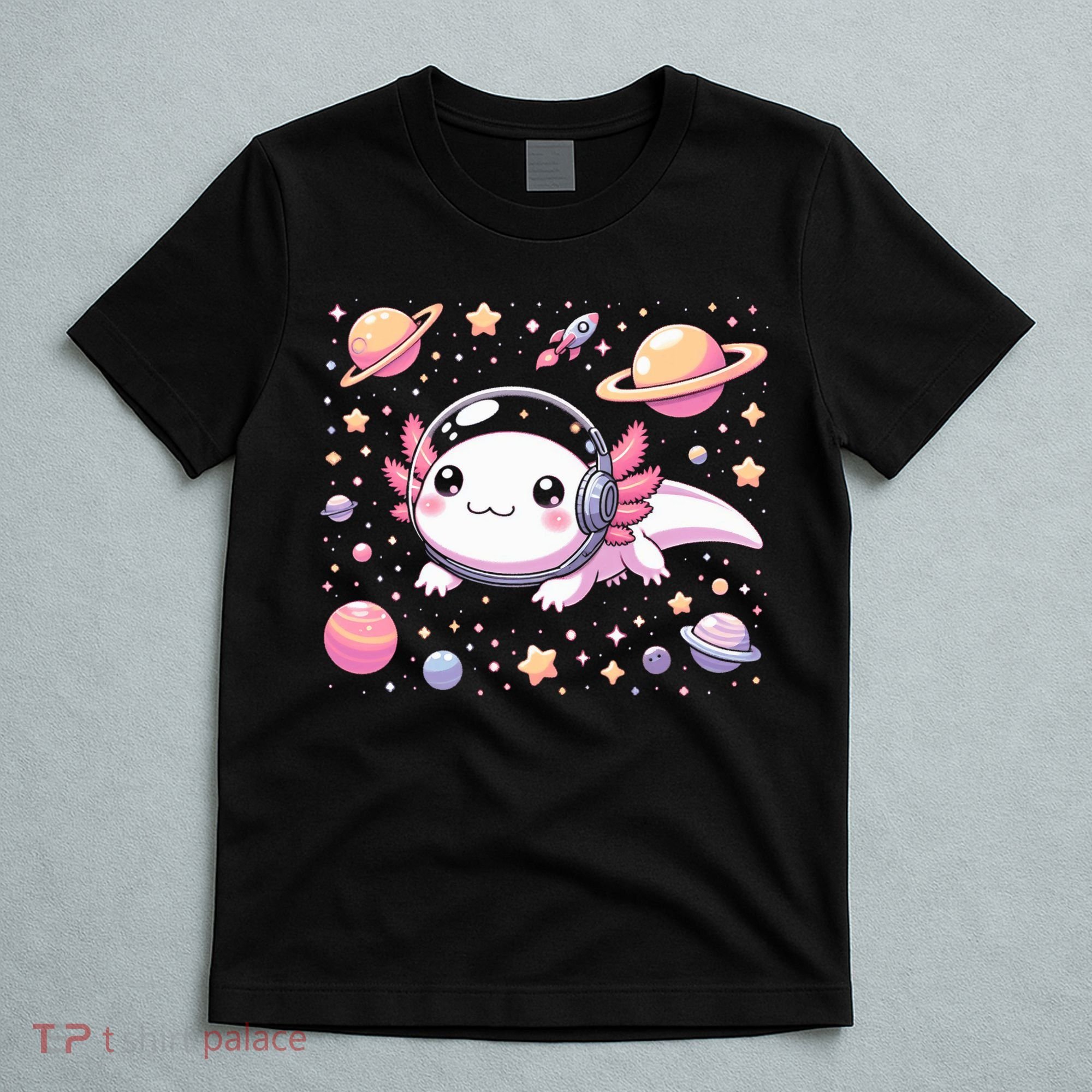 Astrolotl Space Axolotl - Kawaii Japanese Anime Axolotl T-Shirt