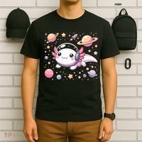 Astrolotl Space Axolotl - Kawaii Japanese Anime Axolotl T-Shirt thumb 6