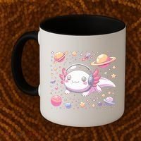 Astrolotl Space Axolotl - Kawaii Japanese Anime Axolotl Coffee Mug thumb 2