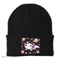 Astrolotl Space Axolotl - Kawaii Japanese Anime Axolotl Beanie thumb 0