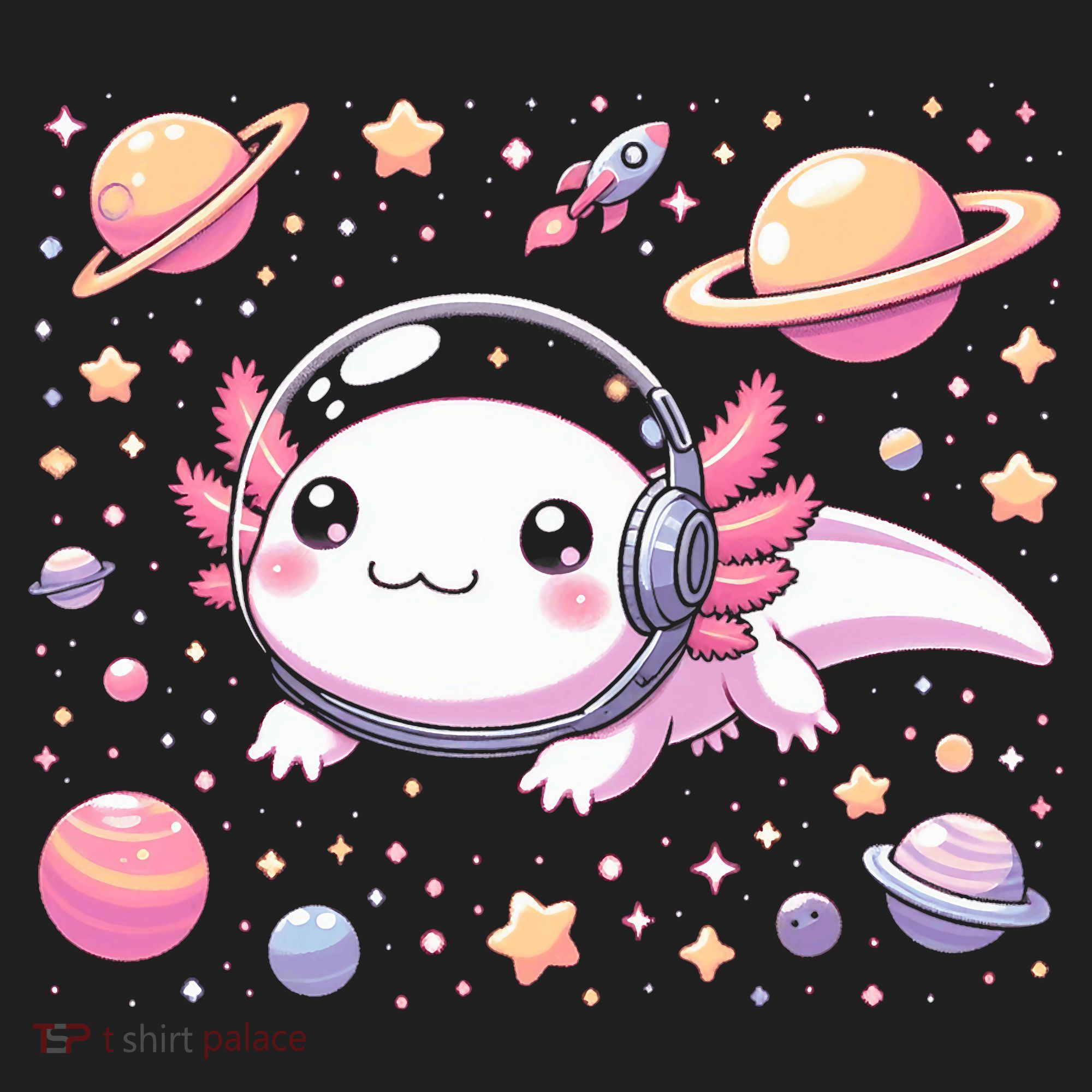 Astrolotl Space Axolotl - Kawaii Japanese Anime Axolotl Beanie