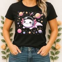 Astrolotl Space Axolotl - Kawaii Japanese Anime Axolotl Women's T-Shirt thumb 2