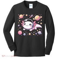 Astrolotl Space Axolotl - Kawaii Japanese Anime Axolotl Kids Long Sleeve Shirt thumb 0