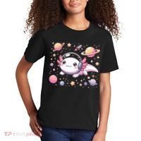 Astrolotl Space Axolotl - Kawaii Japanese Anime Axolotl Kids T-Shirt thumb 2