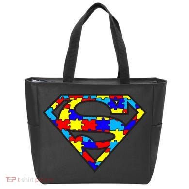 Autism Superhero Tote Bag