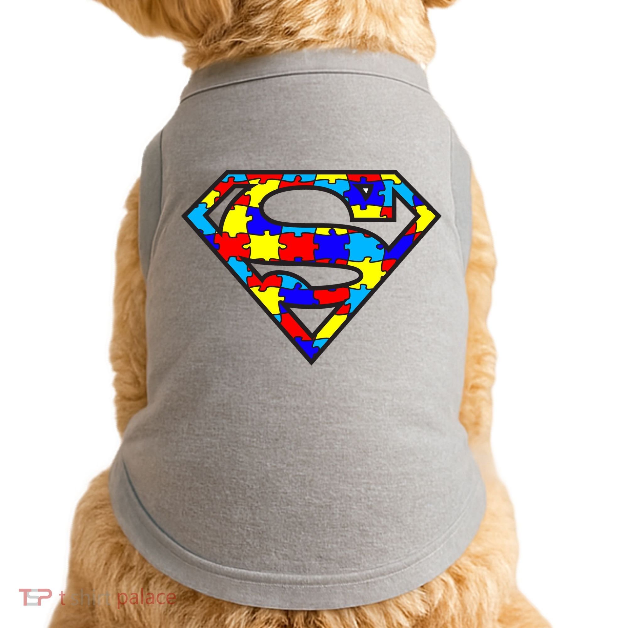 Autism Superhero Doggie Tank