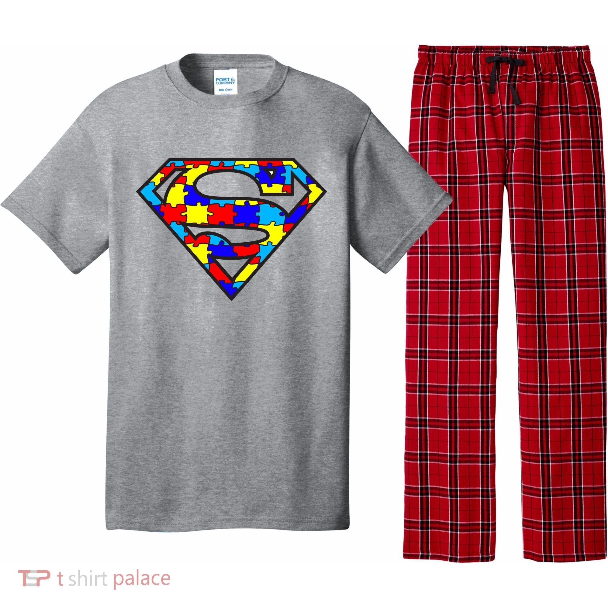 Autism Superhero Pajama Set