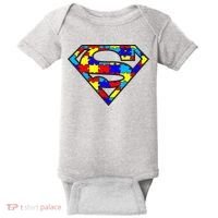 Autism Superhero Baby Bodysuit thumb 0