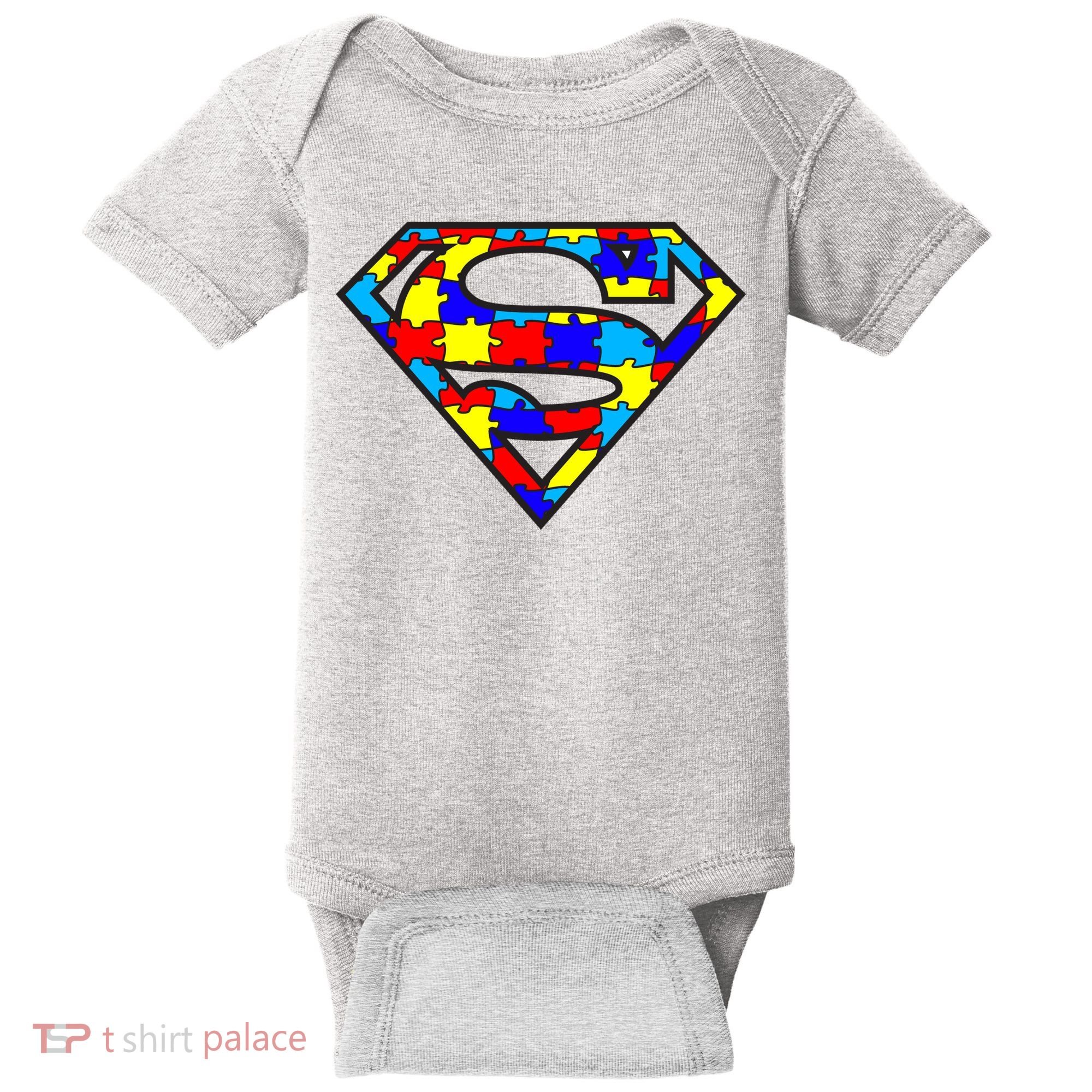 Autism Superhero Baby Bodysuit