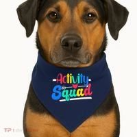 Activity Squad Activity Director Activity Assistant USA-Made Doggie Bandana thumb 1