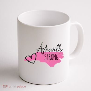 Asheville Strong Coffee Mug back