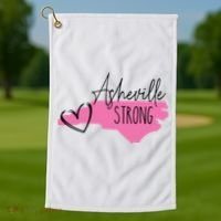 Asheville Strong Golf Towel thumb 1