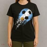Argentina Soccer Argentinian Flag Pride Soccer Player T-Shirt thumb 4