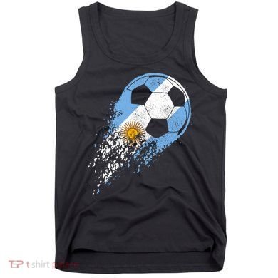 Argentina Soccer Argentinian Flag Pride Soccer Player Tank Top