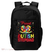 Autism Stepdad Autism Awareness Month Autism Apparel Autism Backpack thumb 0