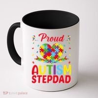 Autism Stepdad Autism Awareness Month Autism Apparel Autism Coffee Mug thumb 0