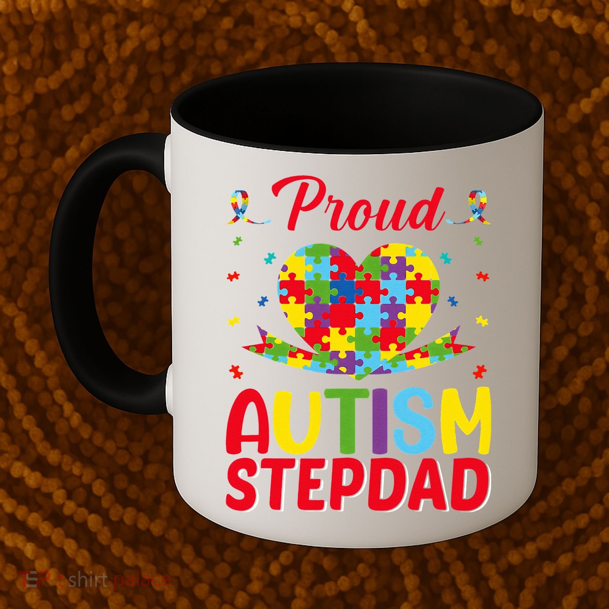 Autism Stepdad Autism Awareness Month Autism Apparel Autism Coffee Mug