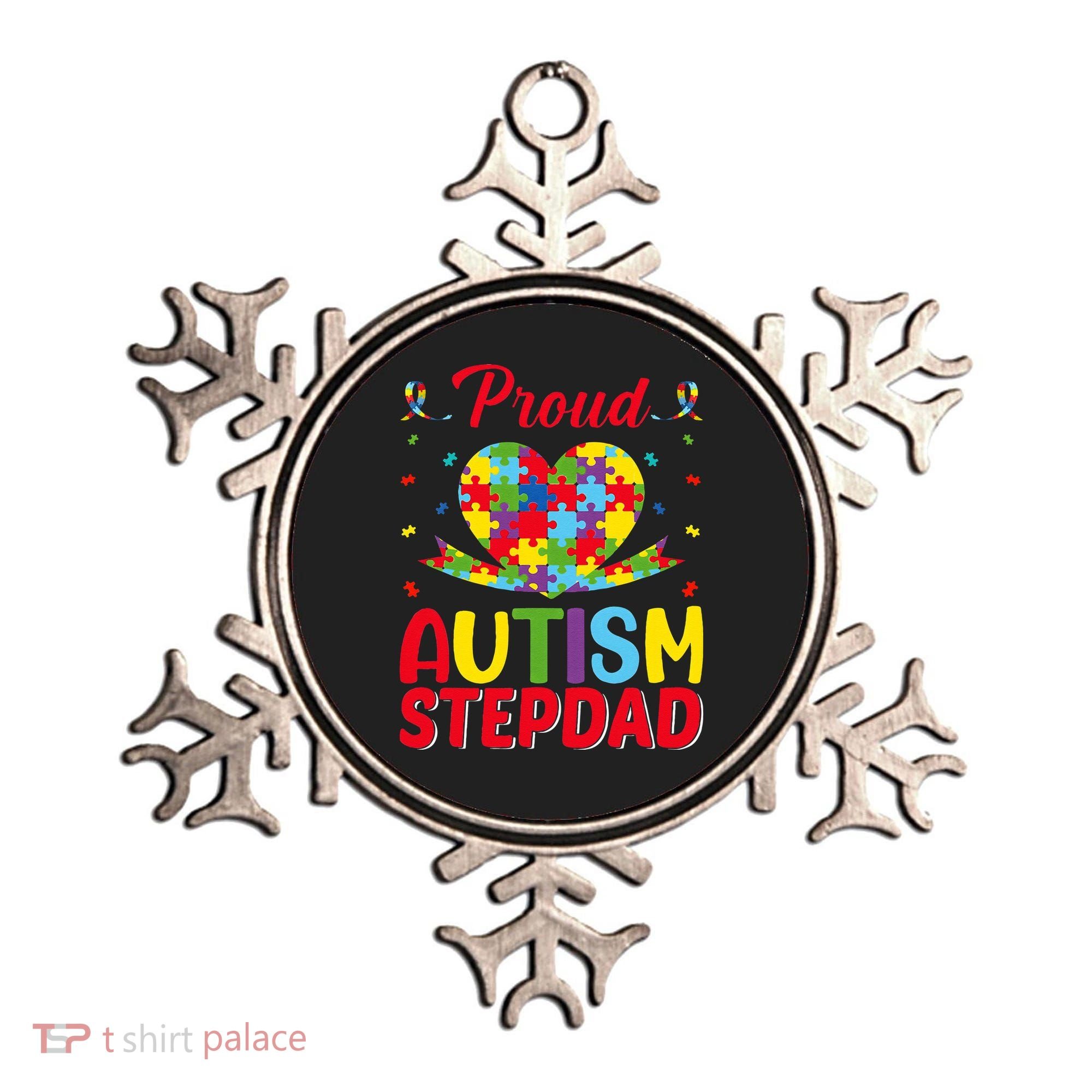 Autism Stepdad Autism Awareness Month Autism Apparel Autism Ornament