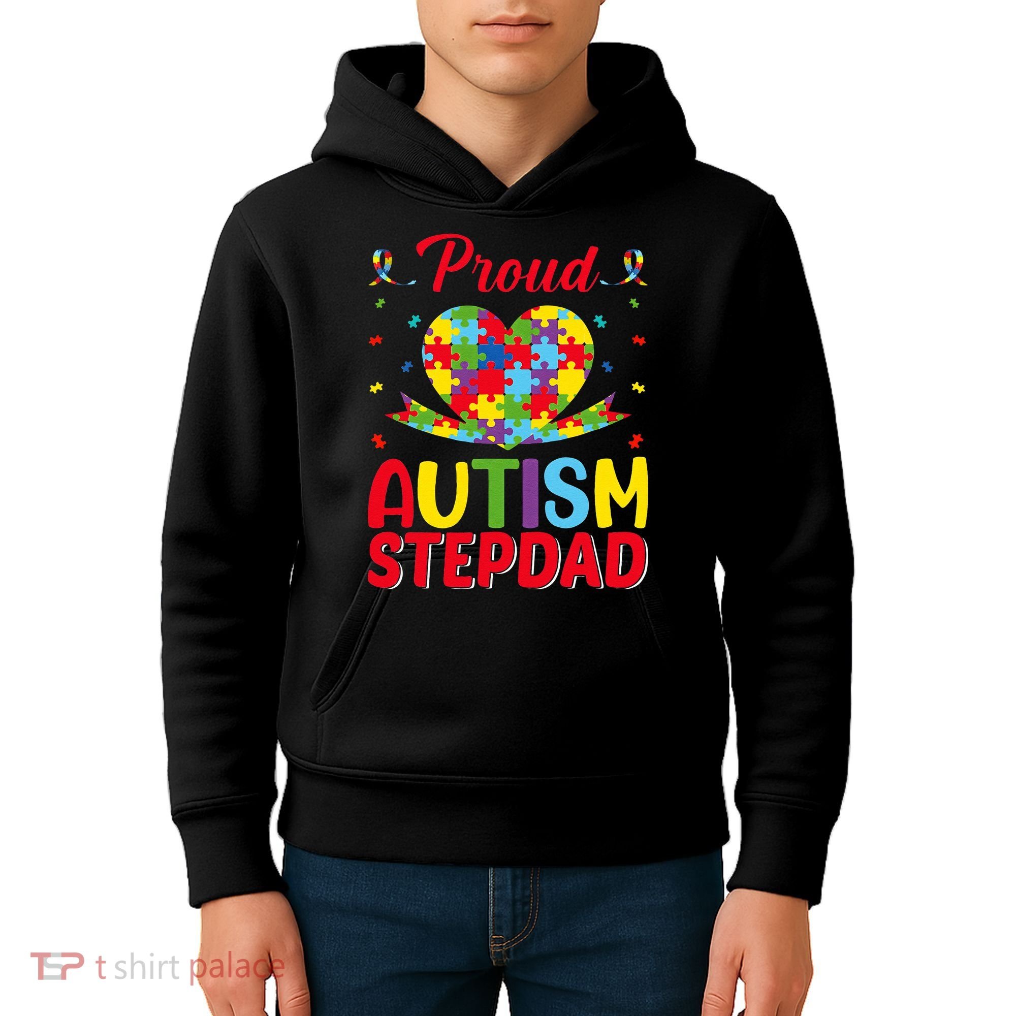 Autism Stepdad Autism Awareness Month Autism Apparel Autism Kids Hoodie