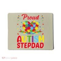 Autism Stepdad Autism Awareness Month Autism Apparel Autism Mousepad thumb 0