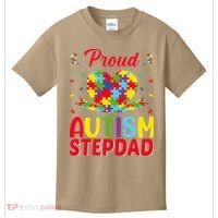 Autism Stepdad Autism Awareness Month Autism Apparel Autism Kids T-Shirt thumb 0