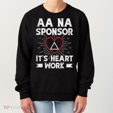 Aa Sponsorship Alcoholics Anonymous Sobriety Aa Na Sponsor Women's Sweatshirt