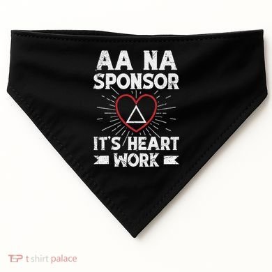 Aa Sponsorship Alcoholics Anonymous Sobriety Aa Na Sponsor USA-Made Doggie Bandana