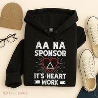 Aa Sponsorship Alcoholics Anonymous Sobriety Aa Na Sponsor Hoodie thumb 4