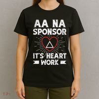 Aa Sponsorship Alcoholics Anonymous Sobriety Aa Na Sponsor T-Shirt thumb 4