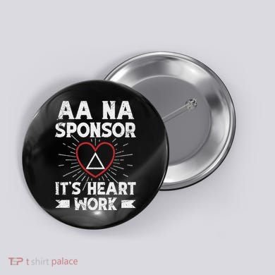 Aa Sponsorship Alcoholics Anonymous Sobriety Aa Na Sponsor Button