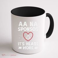 Aa Sponsorship Alcoholics Anonymous Sobriety Aa Na Sponsor Coffee Mug thumb 1