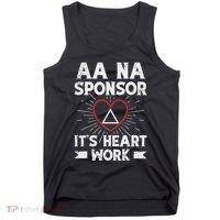 Aa Sponsorship Alcoholics Anonymous Sobriety Aa Na Sponsor Tank Top thumb 0