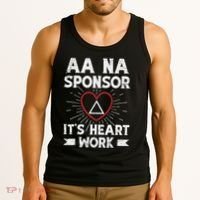 Aa Sponsorship Alcoholics Anonymous Sobriety Aa Na Sponsor Tank Top thumb 3