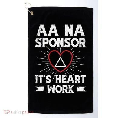 Aa Sponsorship Alcoholics Anonymous Sobriety Aa Na Sponsor Golf Towel