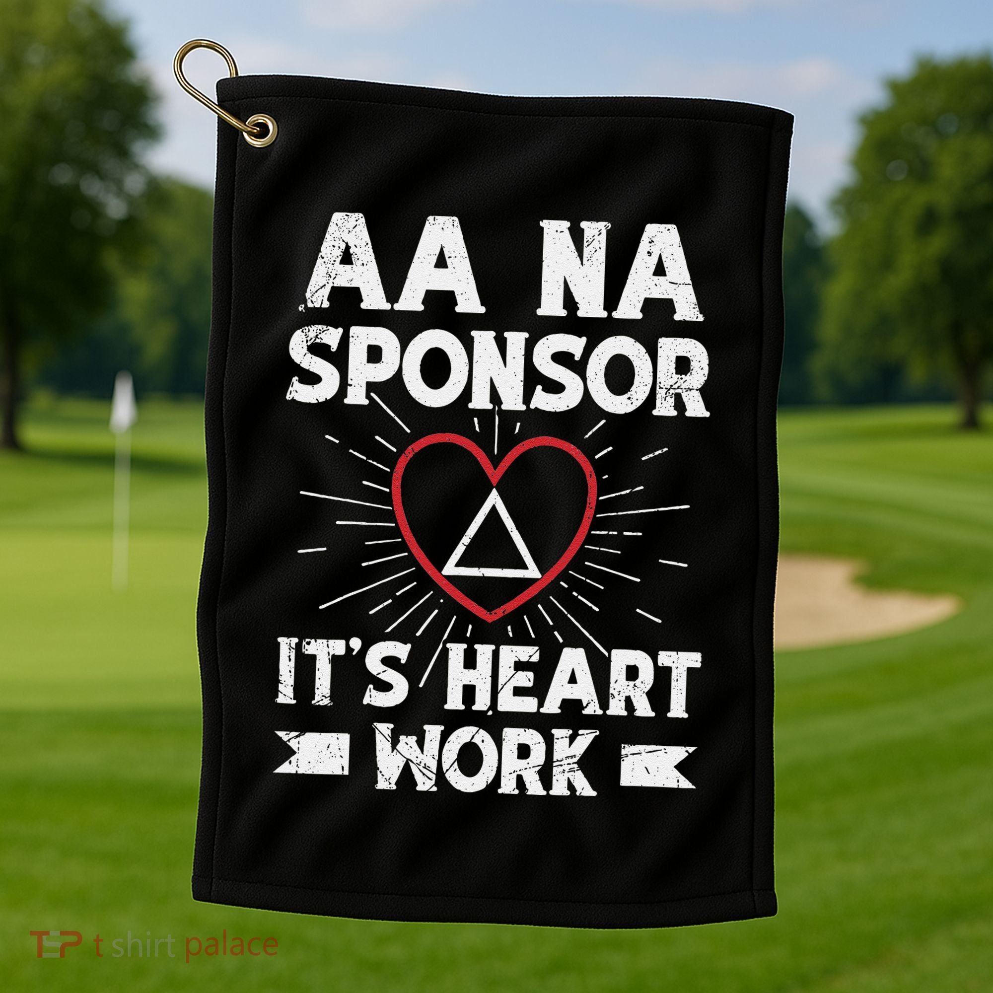Aa Sponsorship Alcoholics Anonymous Sobriety Aa Na Sponsor Golf Towel