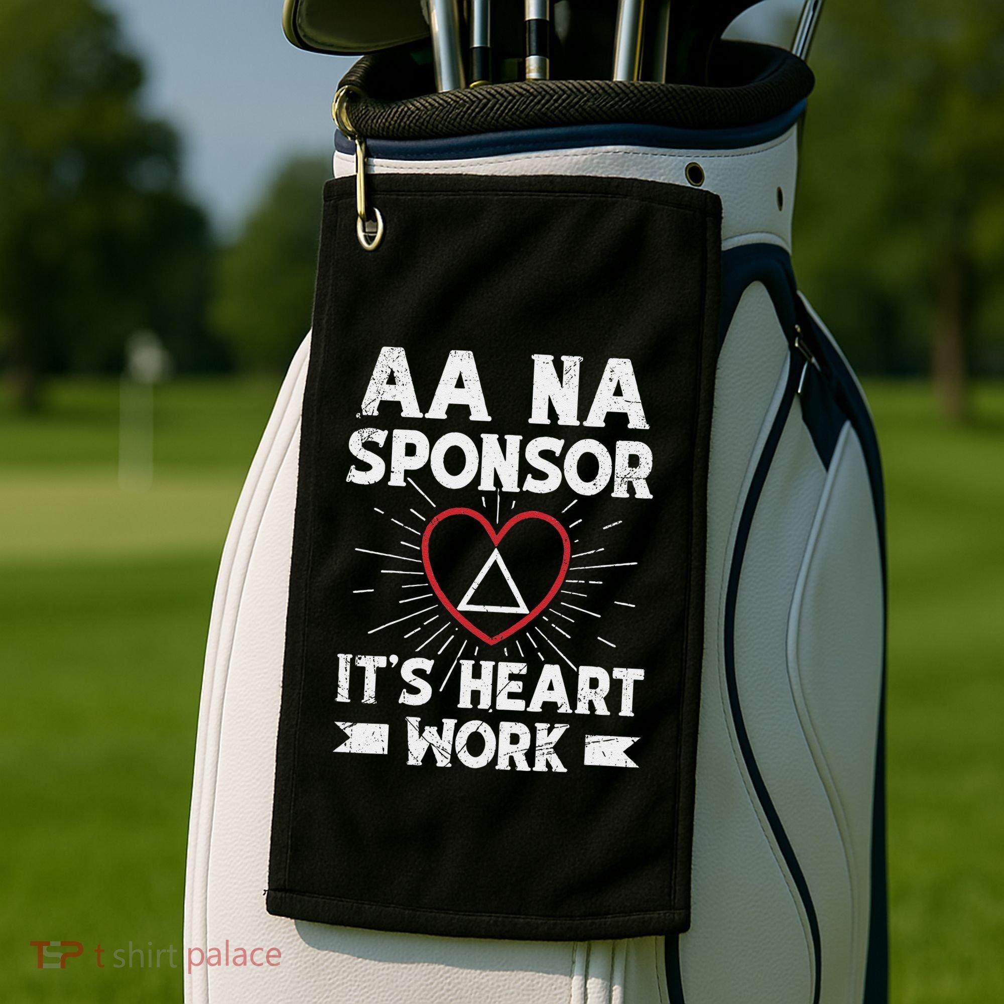 Aa Sponsorship Alcoholics Anonymous Sobriety Aa Na Sponsor Golf Towel