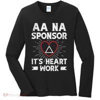 Aa Sponsorship Alcoholics Anonymous Sobriety Aa Na Sponsor Women's Long Sleeve Shirt thumb 0