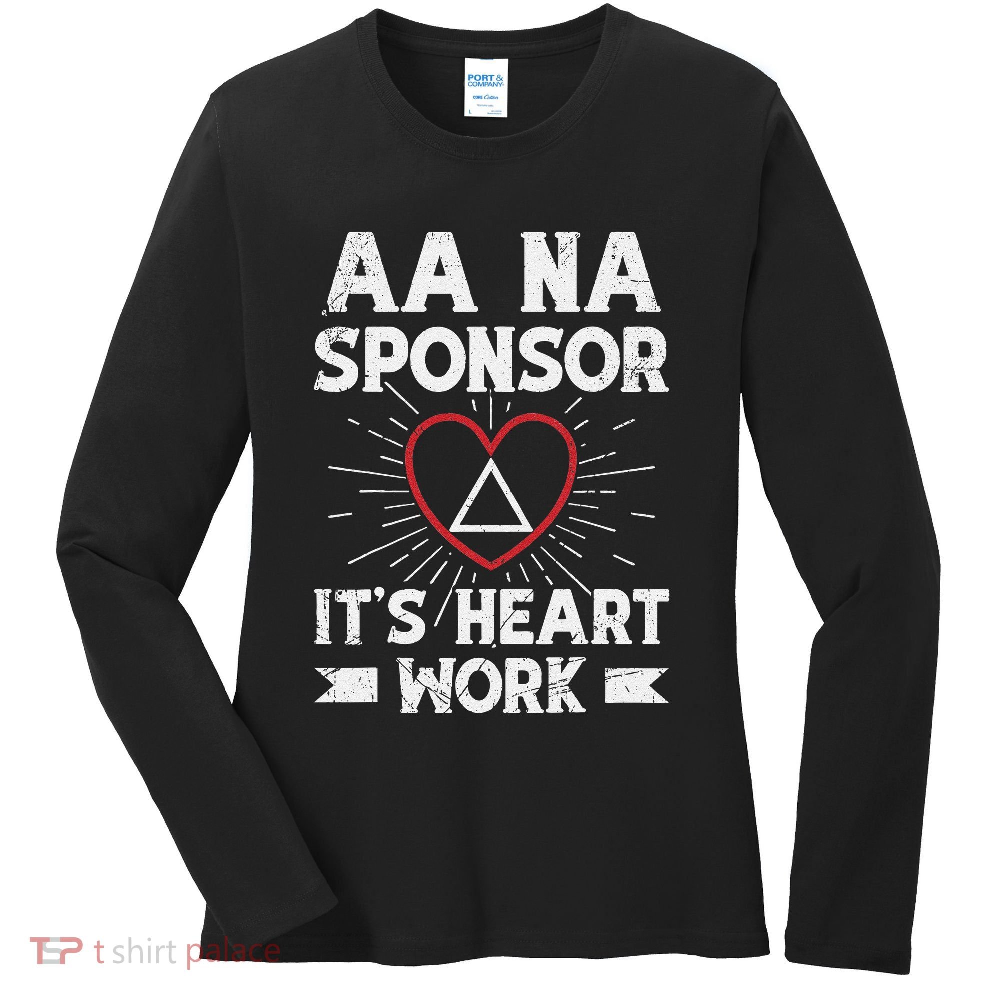 Aa Sponsorship Alcoholics Anonymous Sobriety Aa Na Sponsor Women's Long Sleeve Shirt