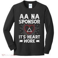 Aa Sponsorship Alcoholics Anonymous Sobriety Aa Na Sponsor Kids Long Sleeve Shirt thumb 0