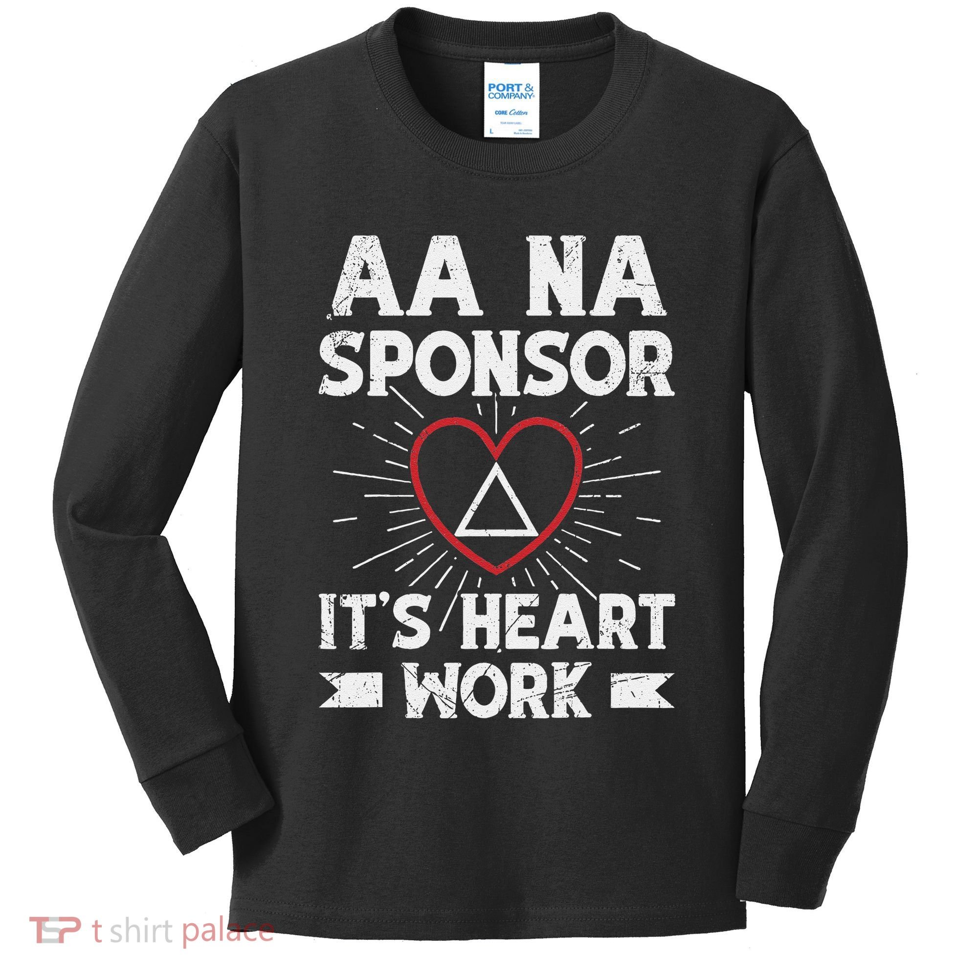 Aa Sponsorship Alcoholics Anonymous Sobriety Aa Na Sponsor Kids Long Sleeve Shirt